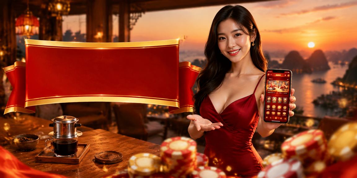 Người dùng thưởng thức casino trực tuyến trên điện thoại tại Vịnh Hạ Long