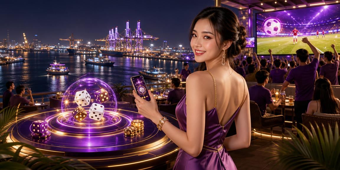 Xúc xắc Tài Xỉu trên bãi biển Hải Phòng vào buổi chiều